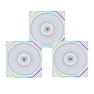 KIT 3 FANS 120MM LIAN LI UNI FAN TL, RGB, WHITE - 12TL3W WHITE - Imagem 4
