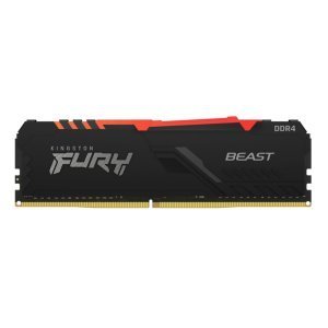 MEMÓRIA 8GB DDR4 3600MHZ KINGSTON FURY BEAST RGB, BLACK - KF436C17BBA/8 - Imagem 2