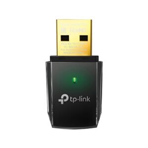 ADAPTADOR WIFI 5 TP-LINK AC600, USB 2.0, 5/2.4GHZ, BLACK - ARCHER T2U PLUS