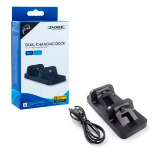 Base C3Tech p/ Console PS4 C/ Carregador Para Controle BC-PS4 Preto