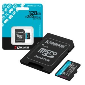 Cartão de Memória Kingston 128GB Micro SDXC CanvasSelect Plus + Adapt - SDCS2/128GB