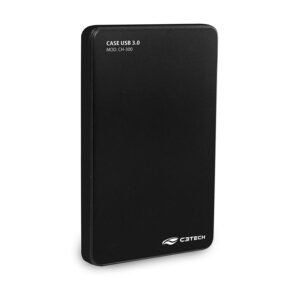 Case Externo C3Tech HD 2.5" USB 2.0 Sata Preto - CH-200BK