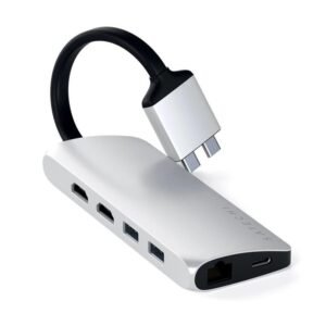 HUB USB-C 3.0 HDMI 4 Portas C3Tech Prata - HU-D50GY