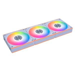 KIT 3 FANS 120MM LIAN LI UNI FAN CL WIRELESS 120, ARGB, WHITE - 12CL1W3W