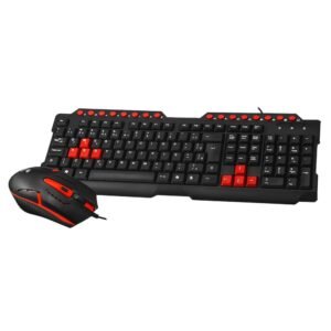 Kit Teclado e Mouse Gamer C3Tech Preto - GK-20BK