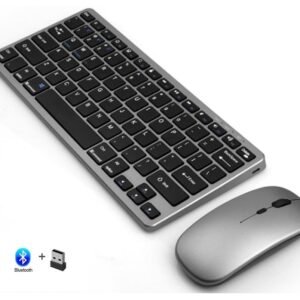 Kit Teclado e Mouse C3Tech Sem Fio 2,4GHz USB Nano Verde - K-W71GN