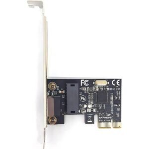PLACA DE REDE PCYES PCIE LC1000-2P, RJ45, 10/100/1000MPBS - LC1000-2P