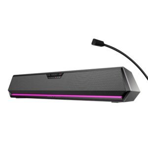 Soundbar Gamer EDIFIER G1500 Bar Hecate RGB Bluetooth 5W RMS - Preto