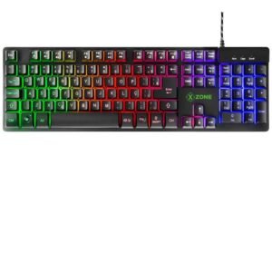 Teclado Mecanico PCYes Kuromori Black Vulcan - Switch Red - Led Rainbow - PTKM60RD