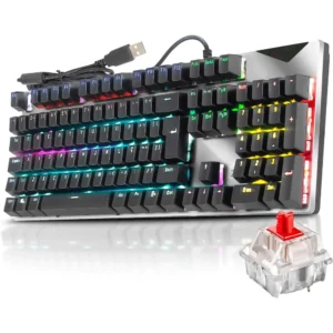 Teclado Gamer Mecânico Fortrek Gravity 100 Fullsized Switch Outemu Red - Preto