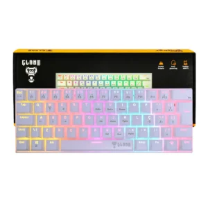 Teclado Mecânico Gamer Kalkan Drakar 65% Rainbow Switch YH Brown Preto - KLK00052