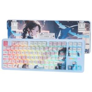 Teclado Mecânico Redragon Gamer Daksa RGB Preto Switch Brown - K576GG-RGB (PT-BROWN)