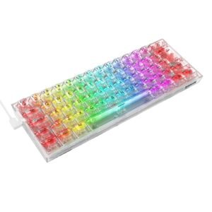 Teclado Mecânico Redragon Gamer Akali RGB Preto Switch Brown - K642-RGB (PT-BROWN)