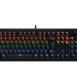 Teclado Mecânico Redragon Gamer Fizz RGB Switch Brown RGB Laranja Preto e Cinza - K617RGB-OG BK GY