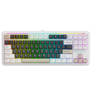 Teclado Mecânico Redragon Gamer Kumara Elite Rainbow Preto Switch Brown Wireless - K552-KRS (PT-BROWN)