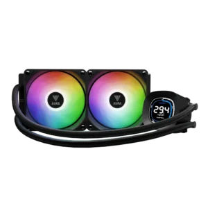 WATER COOLER 240MM GAMDIAS AURA GL 240 DIGITAL, ARGB, BLACK - AURA GL 240 DIGITAL