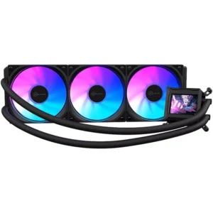 WATER COOLER 360MM LIAN LI HYDROSHIFT II LCD-C 360CL, DISPLAY LCD, BLACK - GHS2LCD36RB