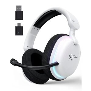 Headset Gamer HP Conexão USB 7.1 Branco - DHE-8003U