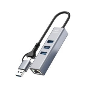 HUB USB C 2.0 4 Portas C3Tech Preto - HU-C230BK