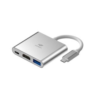 HUB USB 3.0 HDMI 3 Portas C3Tech Prata - HU-D10SI