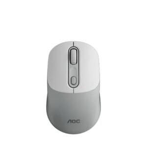 Mouse Sem Fio Recarregavel Vertical Ergonomico Ortopedico Power Fit 1600 DPI Branco USB - PM300