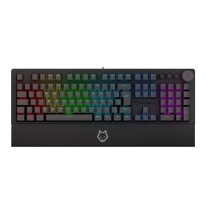 Teclado Mecânico Motospeed Gamer K27 Led Rainbow Switch Blue, Preto - FMSTC0014PTO