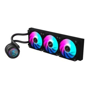 WATER COOLER 360MM LIAN LI HYDROSHIFT II LCD-C 360TL, DISPLAY LCD 2.1", BLACK - GHS2LCD36TB