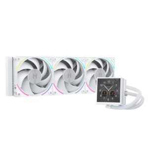 WATER COOLER 360MM LIAN LI HYDROSHIFT LCD 360TL, DISPLAY LCD, WHITE - HSLCD36TW