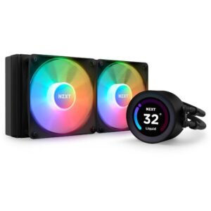 WATER COOLER 240MM NZXT KRAKEN 240 RGB, DISPLAY LCD 1.54", BLACK - RL-KR240-B1